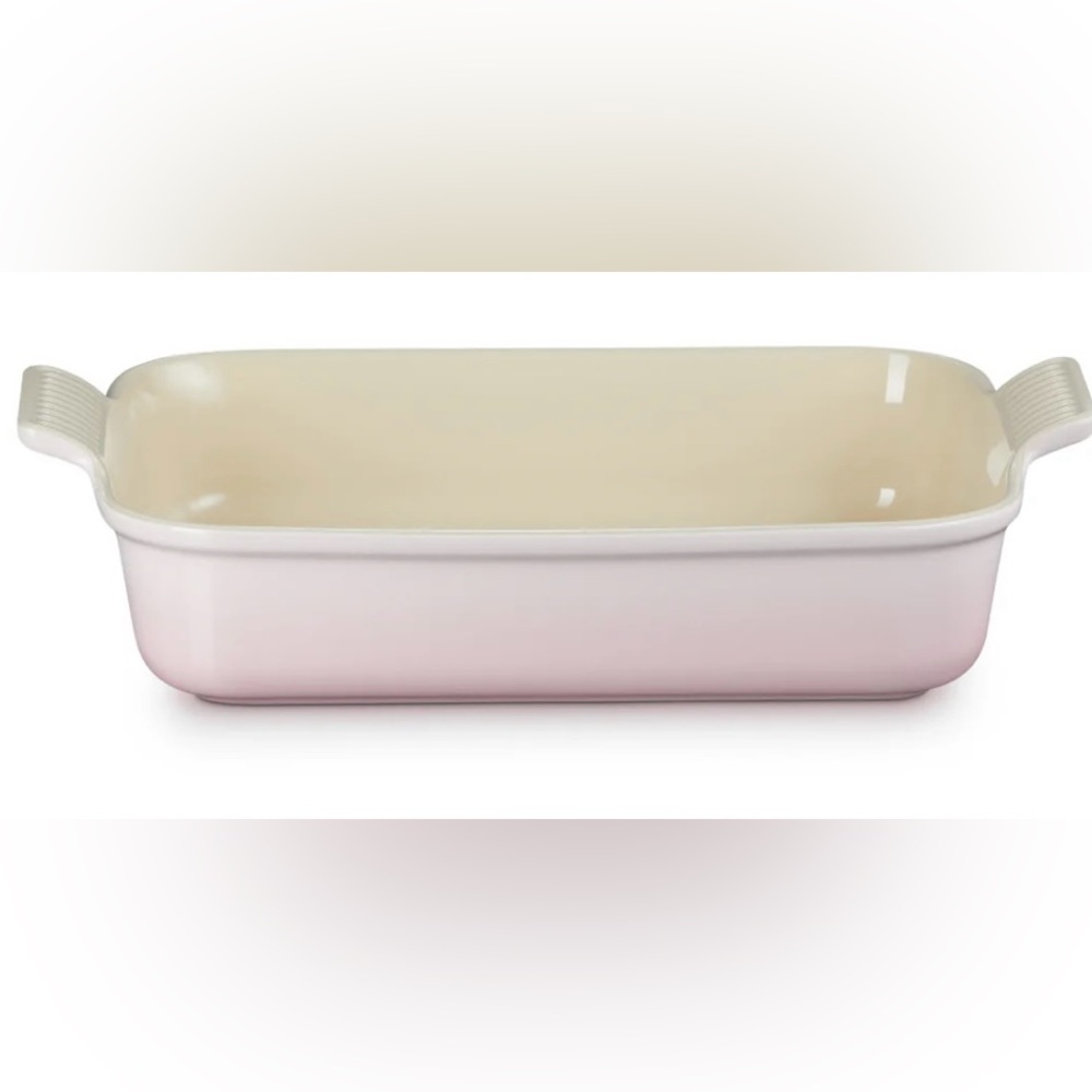 Le Creuset RARE Pink Heritage Baking Rectangular Dish NWT!